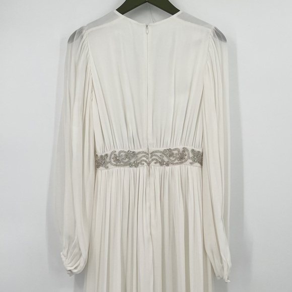 French Connection Cari Wedding Dress Style 71JOI SUMMER WHITE PF CARI LS MAXI - Picture 8 of 12